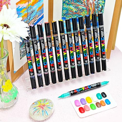 60 Colors Acrylic Paint Markers (60 Count)