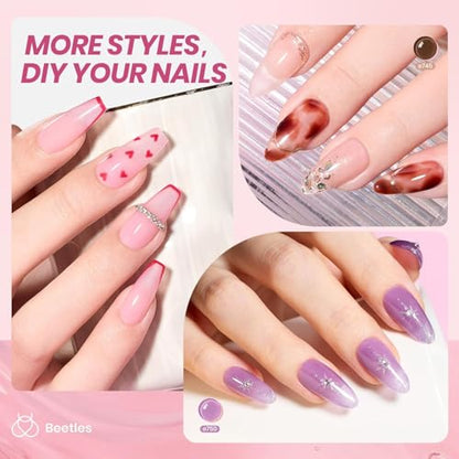 Beetles Jelly Gel Nail Polish Set