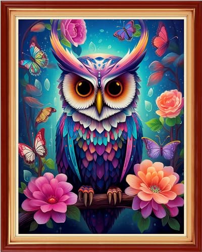Stamped Cross Stitch Kits Full Range of Embroidery Needlework Starter Kits for Beginners Adults 11CT Embroidery Patterns Art Crafts DIY Needlepoint Kits