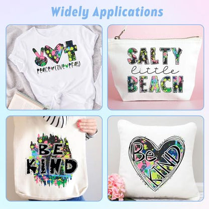Blue Green Splash Heat Transfer Vinyl