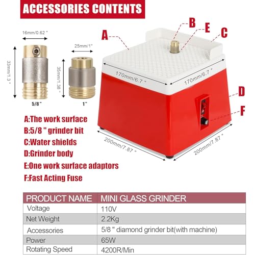 Stained Glass Grinder 4200RPM