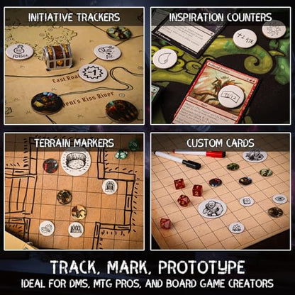 RPG Dry Erase Token Set (192 Count)