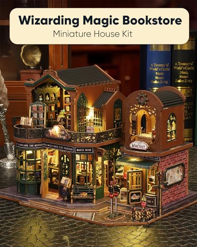 DIY Miniature House Kit Book Nook Kit for Adults to Build Mini Magic House