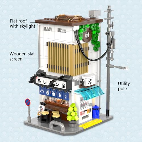 Master C66006W Japanese Bun House Building Set