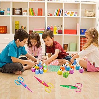Scrapbook Paper Punch and Decorative Scissors (18 Count)