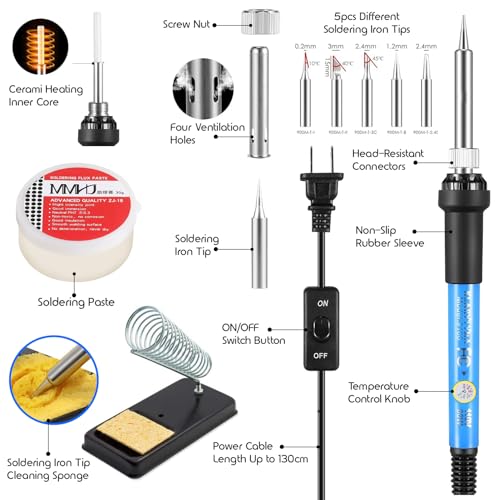 Soldering Iron Kit with Digital Multimeter (11 Count)