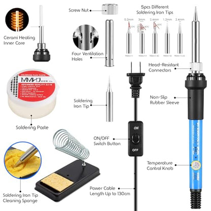 Soldering Iron Kit with Digital Multimeter (11 Count)