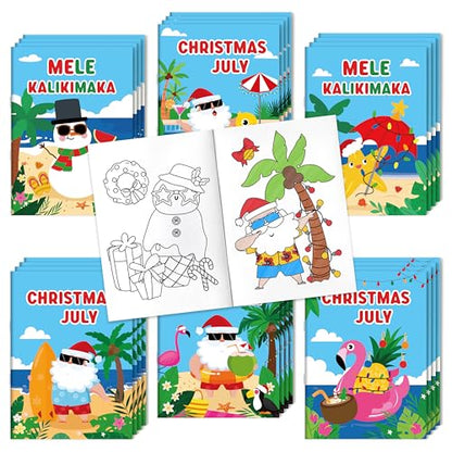 July Christmas Coloring Books (24 Count)