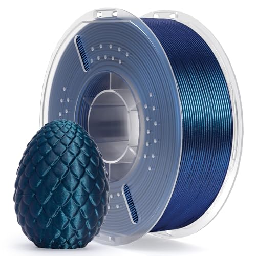 PLA 3D Printer Filament 1.75mm Galaxy Peacock Blue 1KG (35.27 Ounce)