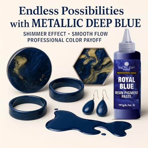 Royal Blue Epoxy Resin Pigment Paste 6.7oz