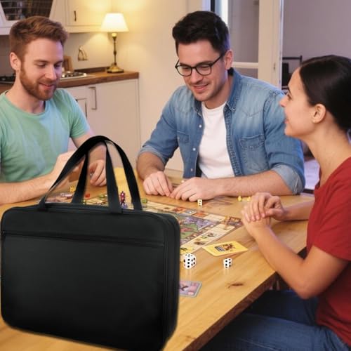17 Pocket Board Game Organizer Carry Case