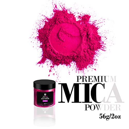 Hot Pink Mica Powder for Epoxy Resin 56g
