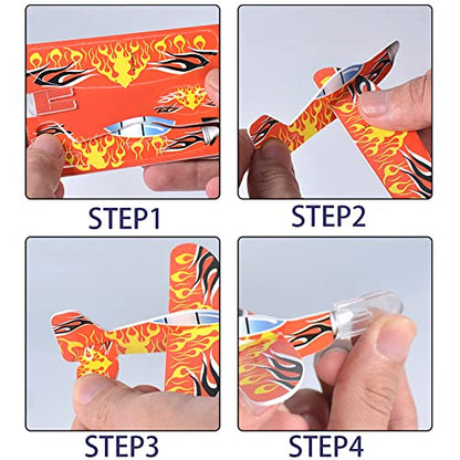 50 Pcs Foam Gliders Planes Toys for Kids (50 Count)