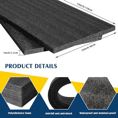 4 Pcs Polyethylene Foam Sheet Apart Insert Pad Cushion Foam Packing Cuttable Craft for Toolbox Case Storage Camera DIY Crafts Projects Organization