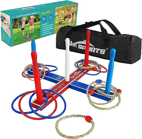Premium Wooden Ring Toss Game Set