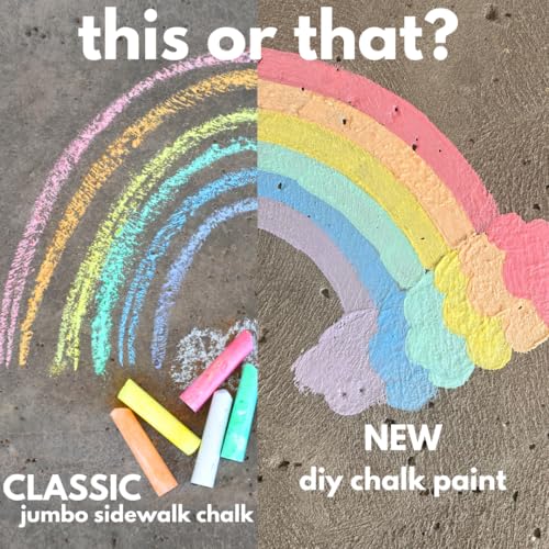 DIY Sidewalk Chalk Paint Set (12 Count)