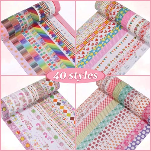 Washi Tape Set (40 Count)