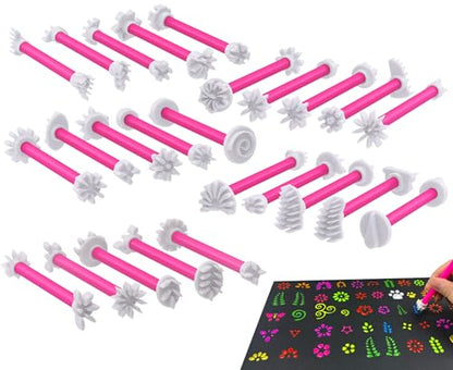 Flower Petal Tools for Dot Painting