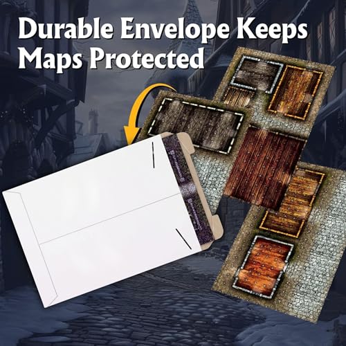 The Cobblestone City Roleplaying Battlemaps; 16 Modular RPG Maps in 8 Double