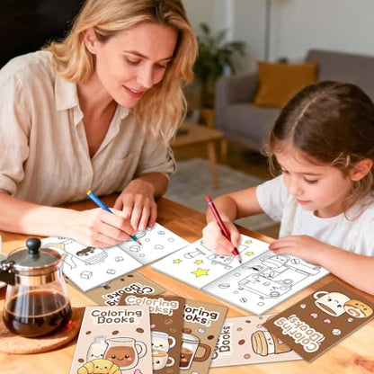 Coffee Activity Coloring Books (24 Count)