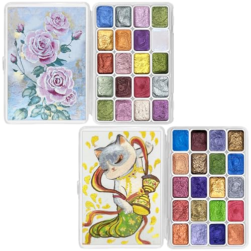 Mini Forestry Shifting Watercolor Painting Set