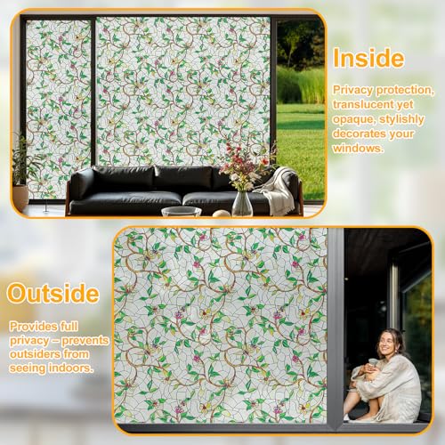 Window Privacy Film Stain Glass Window Film Rainbow Window Film Window clings Non
