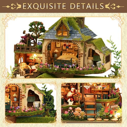 DIY Miniature House Kit for Adults