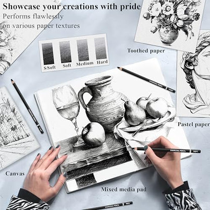Charcoal Pencils for Drawing