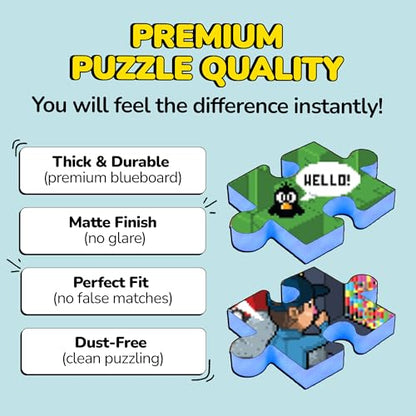 Jigsaw Puzzles 1000 Pieces with Storytelling Comics (1000 Count)