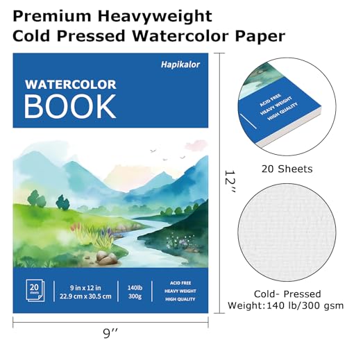 Watercolor Paper Pad (20 .)
