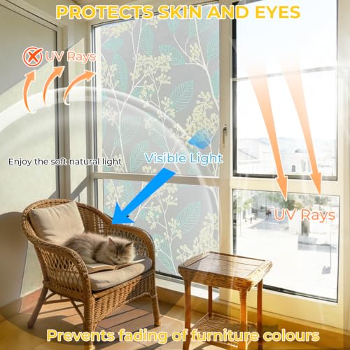 Window Privacy Film Decorative Non