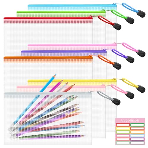 9pcs Small Zipper Pouch (9 Count)