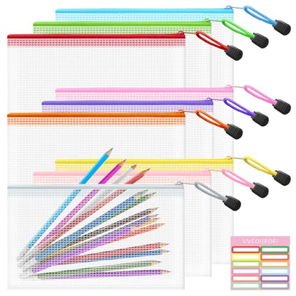 9pcs Small Zipper Pouch (9 Count)