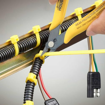2 Pack Flush Cutters Small Wire Cutter Flush Cut Snips Side Cutter (2 Count)