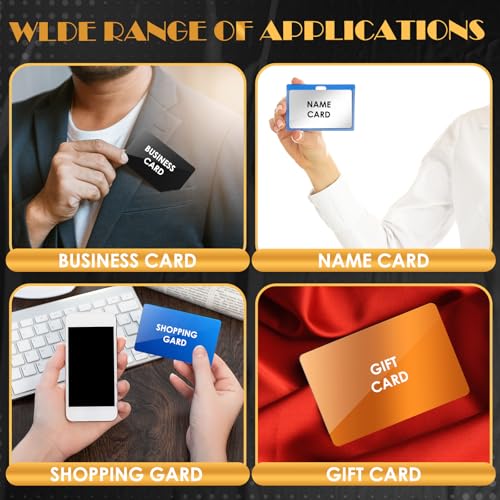100Pcs 0.45 Metal Business Cards Aluminum Laser Engraving Blanks