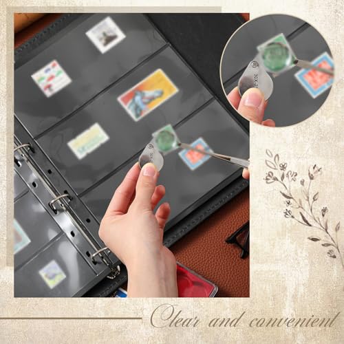 Stamp Collecting Album Binder Kit for Collectors (20 Count)