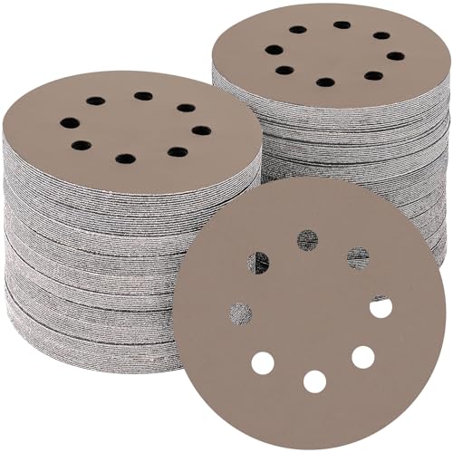 50PCS 5 Inch Sanding Discs 2500 Grit Random Orbit Sander Sandpaper (50 Count)