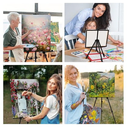 6 Pack Painting Display Easel Stand Portable Adjustable (6 Count)