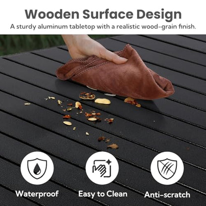 46.4" Large Camping Table for 2