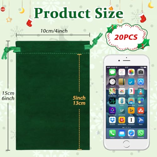 20pcs Velvet Bags (20 Count)