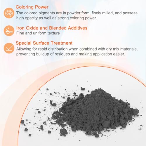 Iron Oxide Powder Concrete Pigment 700 Mesh 3.5oz (28.2 Ounce)