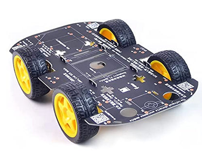 Robot Chassis 4WD Robot Car Smart Chassis Kit with 4 TT Motor for Arduino