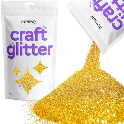 Craft Glitter Gold 100g Fine Glitter (3.5 Ounce)