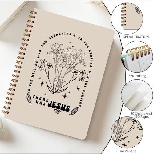Boho Floral Christian Notebook Journal