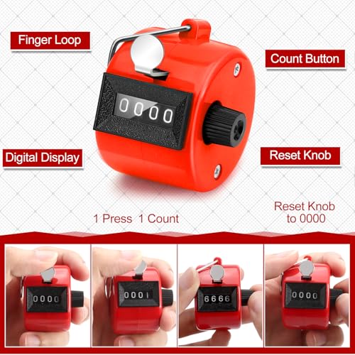 24Pcs Handheld Tally Counter