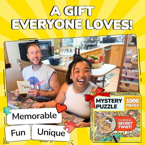 Jigsaw Puzzles 1000 Pieces with Storytelling Comics (1000 Count)