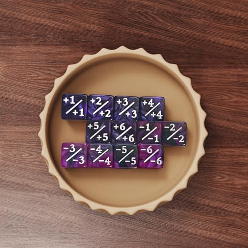 48 PCS MTG Dice Counters Set with Bulk Abilities Keywords Counters (48 Count)