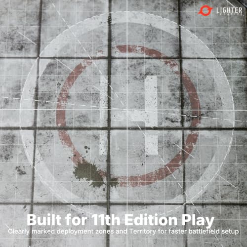 44'' x 60'' Battle Mat Gridded War
