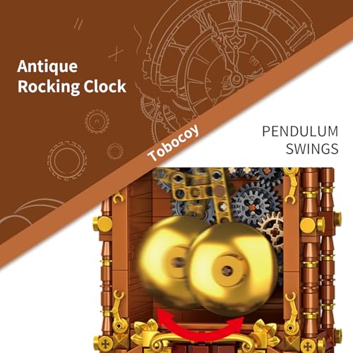 Vintage Swing Clock Building Blocks Set (751 Count)