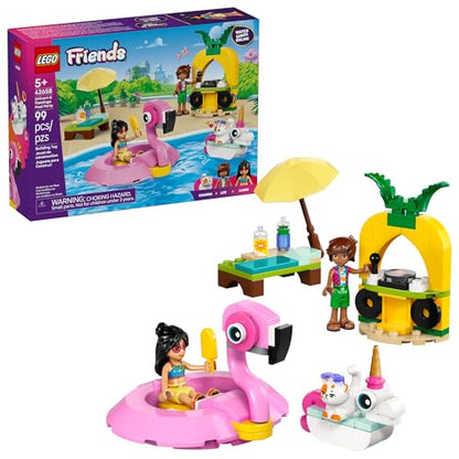 Friends Unicorn & Flamingo Pool Party Pretend Play Building Toy
